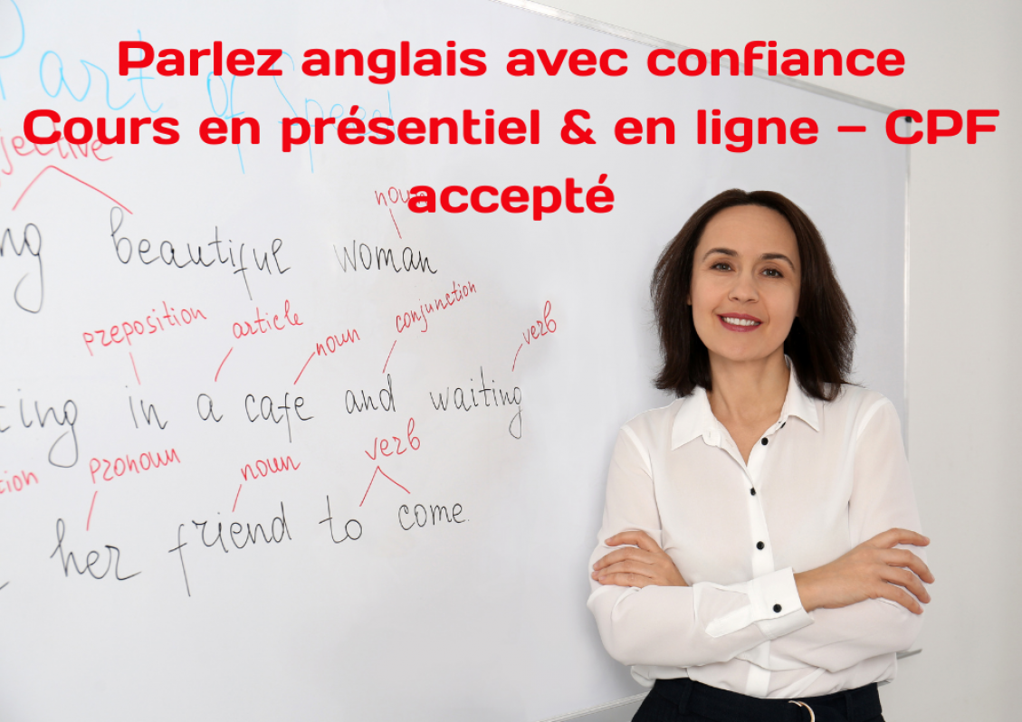 Cours d'anglais finançables par le CPF