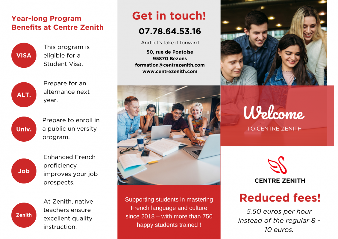 Year long French language and culture program